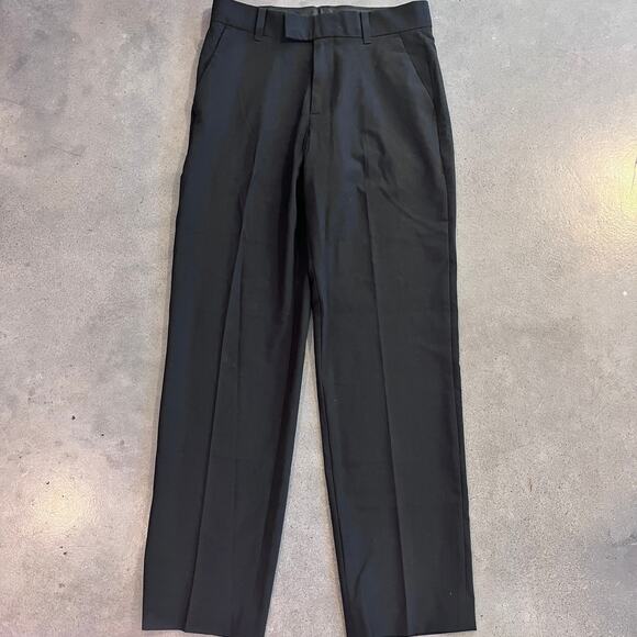 Calvin Klein Black formal slacks Boys size 14 regular pants dance wedding event - Picture 1 of 6